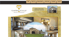 Desktop Screenshot of chateaudville.com